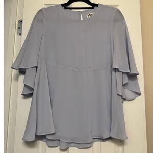 Show me Your Mumu Blouse XS Periwinkle Ingrid Top